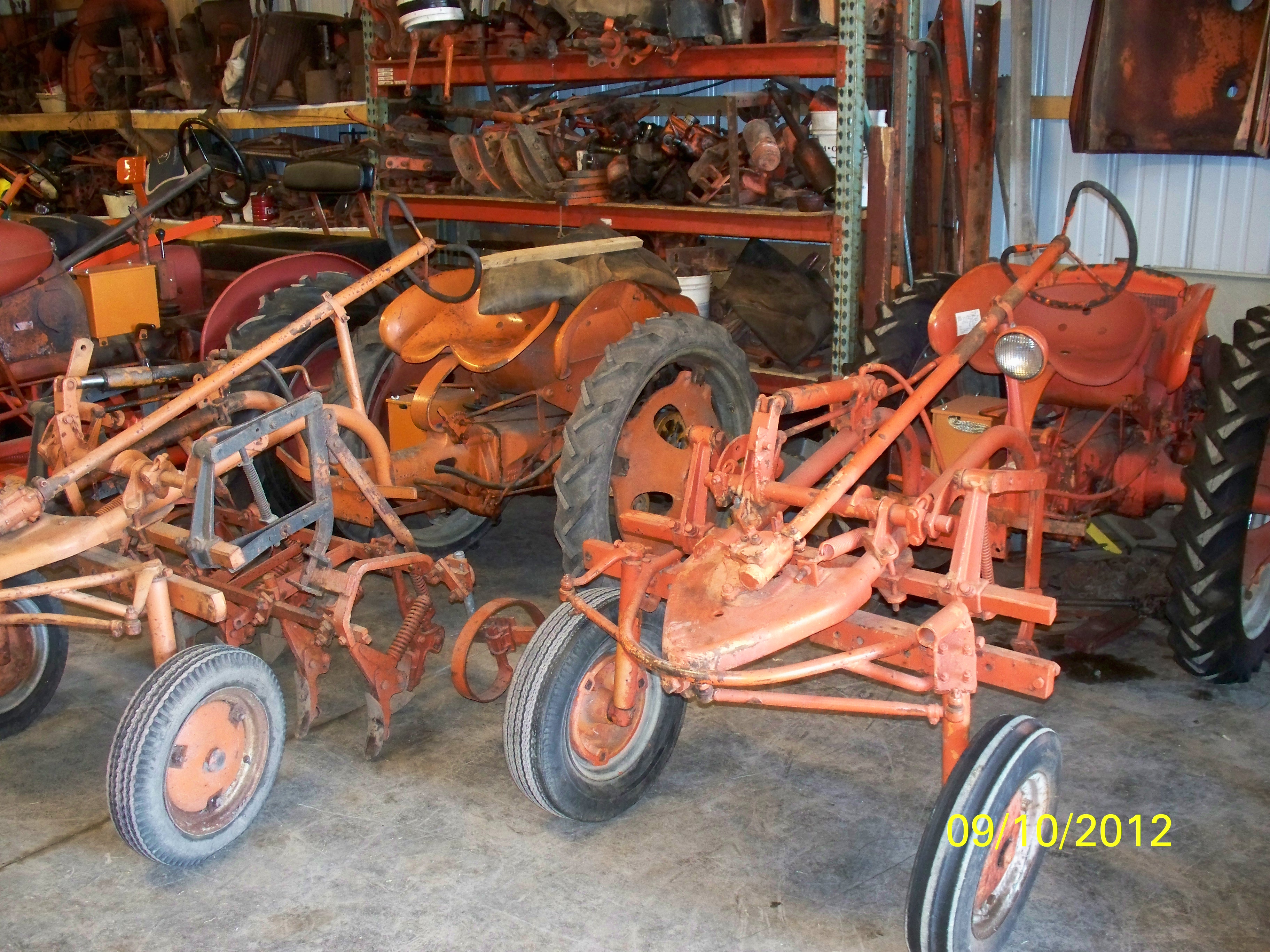 Model G tractors with factory hydraulics