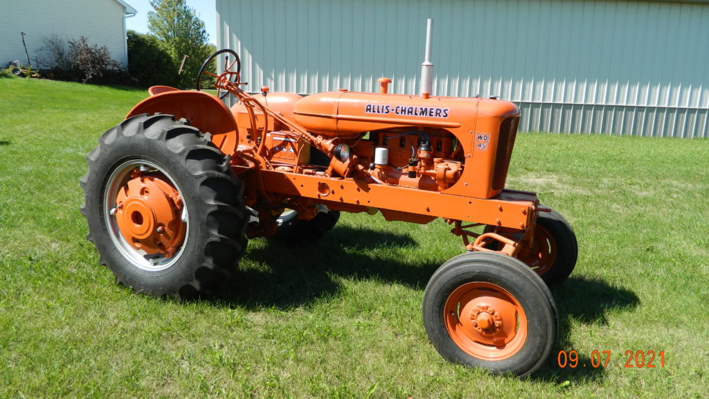1955 WD45 with factory power steering